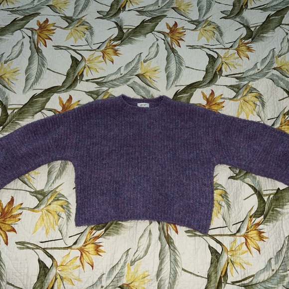 On 34th brand pullover fuzzy multishade purple sweater - Picture 3 of 6